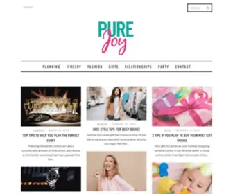 Purejoyeventsblog.com(Purejoy Events Blog) Screenshot