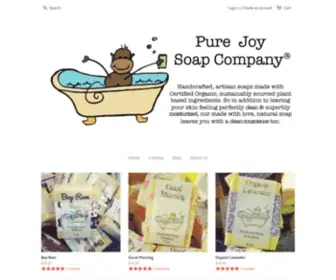 Purejoysoap.com(Pure Joy Soap Company) Screenshot