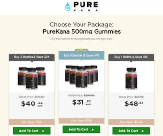 Purekanacbd.com(PureKana CBD Gummies) Screenshot