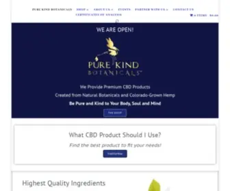 Purekindbotanicals.com(Page) Screenshot