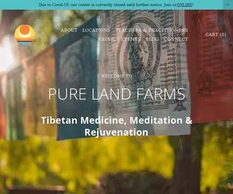 Purelandfarms.com(Pure Land Farms) Screenshot