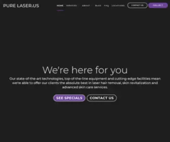 Purelasermedspa.com(Pure Laser) Screenshot