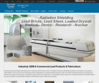 Pureleadproducts.com(Pure Lead Products) Screenshot