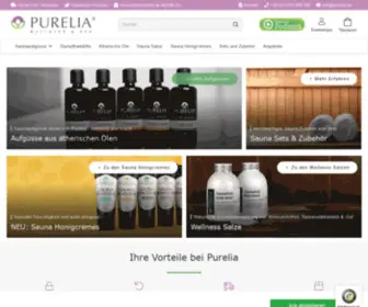 Purelia.eu(Saunaaufgüsse) Screenshot