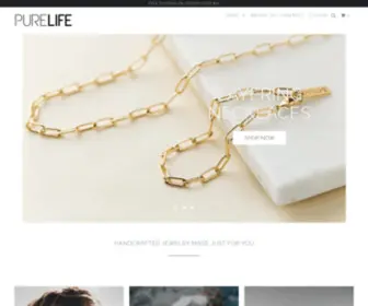 Purelifejewelry.com(Pure Life Jewelry) Screenshot