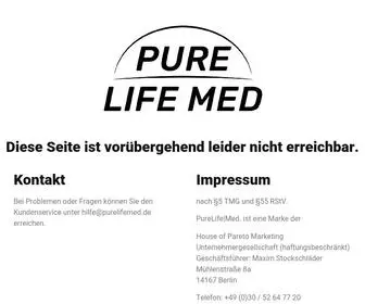 Purelifemed.de(Eine weitere WordPress) Screenshot