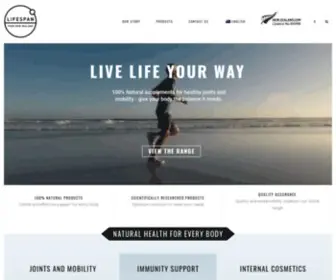 Purelifespan.com(Lifespan NZ Ltd) Screenshot