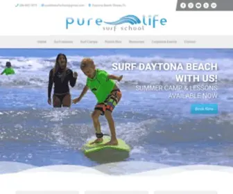 Purelifesurfschool.com(Pure Life Surf School) Screenshot