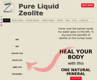 Pureliquidzeolite.com(Pure Liquid Zeolite) Screenshot