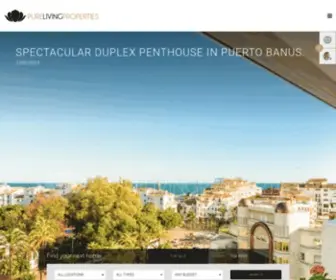 Purelivingproperties.com(Pure Living Properties) Screenshot