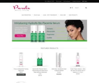 Purelx.com(Best Natural Beauty Products) Screenshot