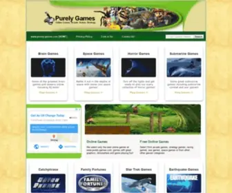 Purely-Games.com(Online Games) Screenshot