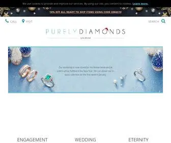 Purelydiamonds.co.uk(Diamond Rings & Jewellery) Screenshot