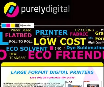 Purelydigital.co.za(Printer Services) Screenshot