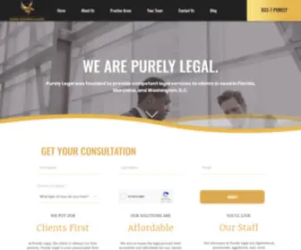 Purely.legal(Orlando Personal Injury Lawyers) Screenshot