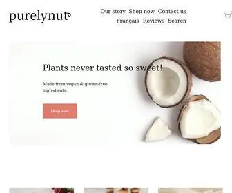 Purelynut.com(Vegan Gluten Free Cake Doughnuts) Screenshot