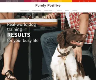 Purelypositive.com(Dog Training Classes and Lessons in Charleston) Screenshot