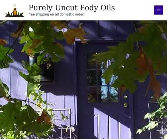 Purelyuncutoils.com(Purely Uncut Body Oils) Screenshot