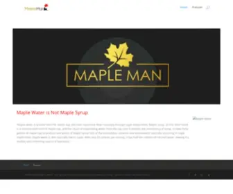 Puremaplewater.com(Pure Maple Water) Screenshot