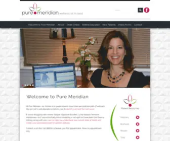 Puremeridian.com(Pure Meridian) Screenshot