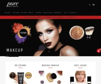 Puremineralcosmetics.com(Pure Mineral Cosmetics) Screenshot