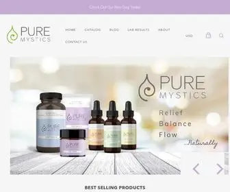 Puremystics.com(Utah CBD Oil) Screenshot