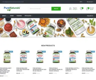 Purenaturals.co(Pure Naturals Vitamins) Screenshot