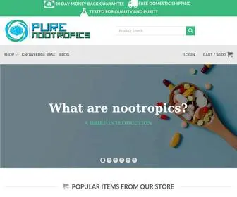 Purenootropics.net(Pure Nootropics) Screenshot