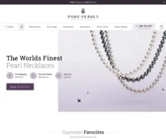 Purepearls.com(Pure Pearls) Screenshot