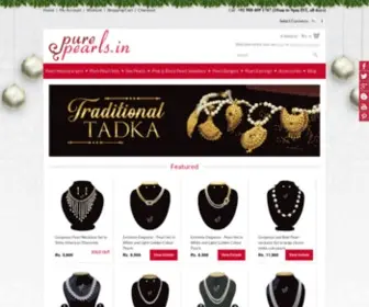 Purepearls.in(Buy Real Hyderabad Pearl Jewellery Online) Screenshot