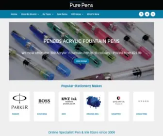 Purepens.co.uk(Pure Pens) Screenshot