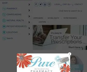 Purepharmacy.com(Pure Integrative Pharmacy) Screenshot