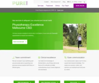 Purephysio.com.au(Pure Physio) Screenshot