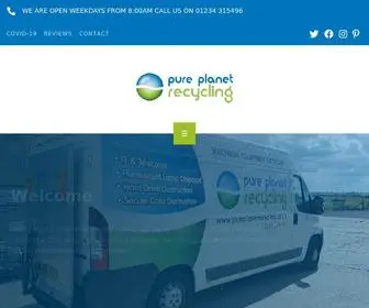 Pureplanetrecycling.co.uk(WEEE Recycling and Disposal Services) Screenshot