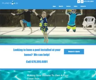 Purepoolsga.com(Pure Pools) Screenshot