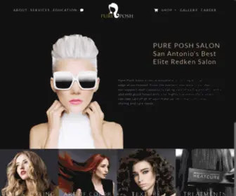 Pureposhsalon.com(Pure Posh Salon) Screenshot