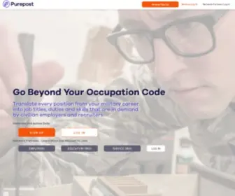 Purepost.co(Purepost Home) Screenshot