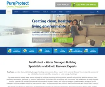 Pureprotect.com.au(Mould) Screenshot