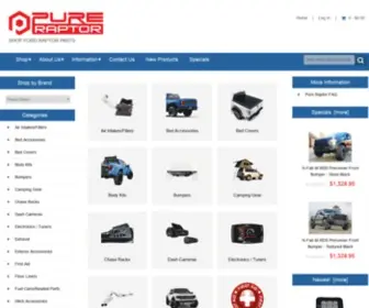 Pureraptor.com(Pure Auto Parts) Screenshot