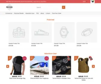 Purerebelclub.com(Create an Ecommerce Website and Sell Online) Screenshot