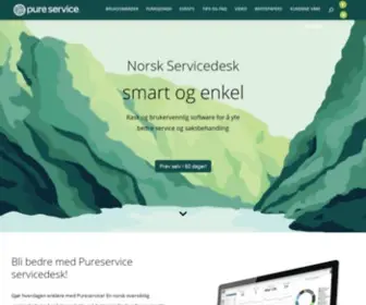 Pureservice.com(Norsk Servicedesk smart og enkel) Screenshot