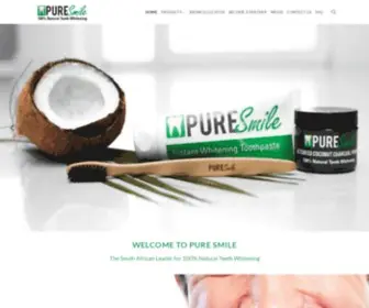 Puresmile.co.za(Teeth Whitening) Screenshot