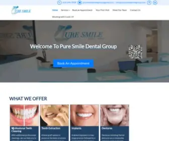 Puresmiledentalgroup.com(My WordPress Blog) Screenshot