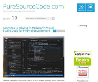 Puresourcecode.com(All technologies) Screenshot