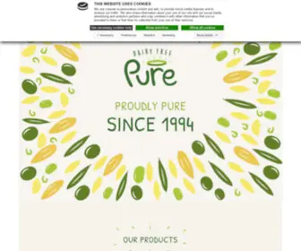 Purespreads.com(Pure free from spread range) Screenshot