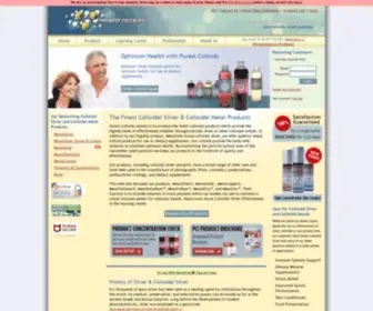 Purestcolloids.com(Colloidal Silver and Colloidal Metal Products) Screenshot