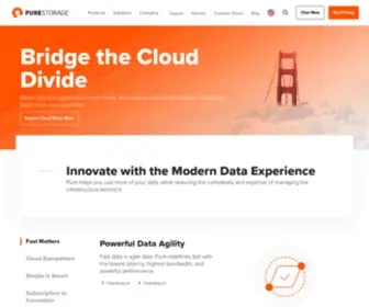 Purestorage.com(Data Storage Company) Screenshot