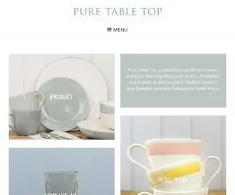 Puretabletop.com(Pure Table Top) Screenshot