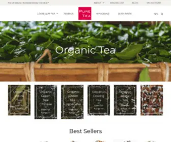 Puretea.uk.com(Pure Tea) Screenshot