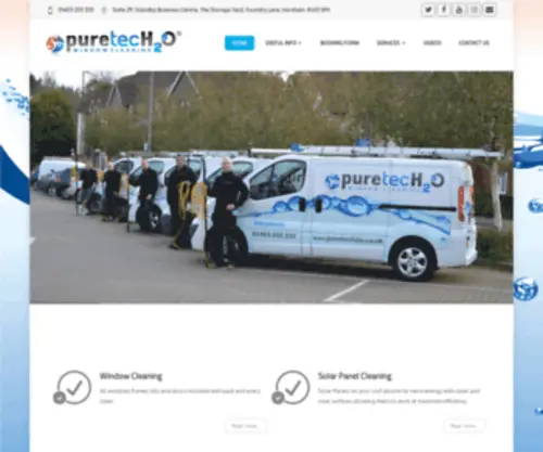 Puretech2O.co.uk(Window Cleaning Horsham) Screenshot